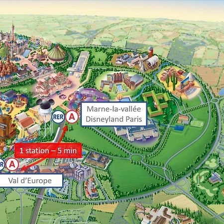 Studio Art - Shopping Center And Train Station 500M - Disneyland Paris 5Min Montévrain Dış mekan fotoğraf